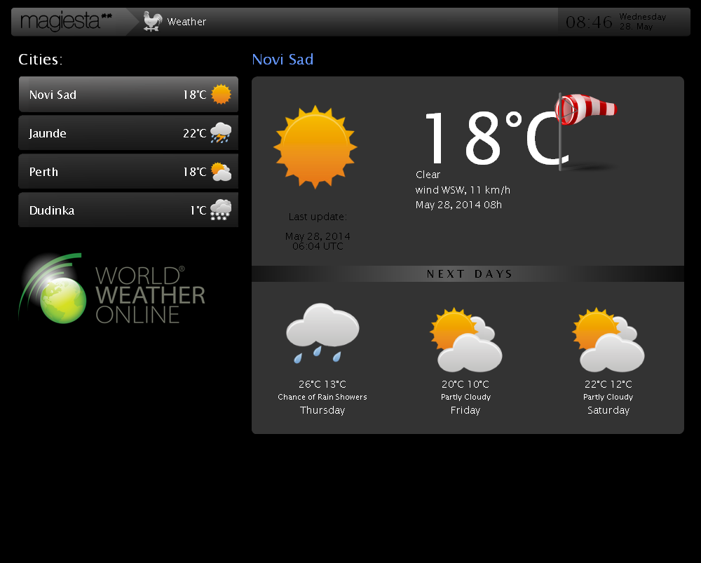 Magiesta Screenshot - Weather